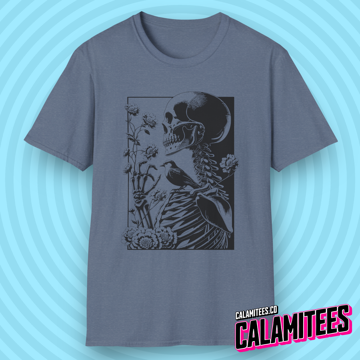 The Gardener - Skeleton Wildflower T-Shirt