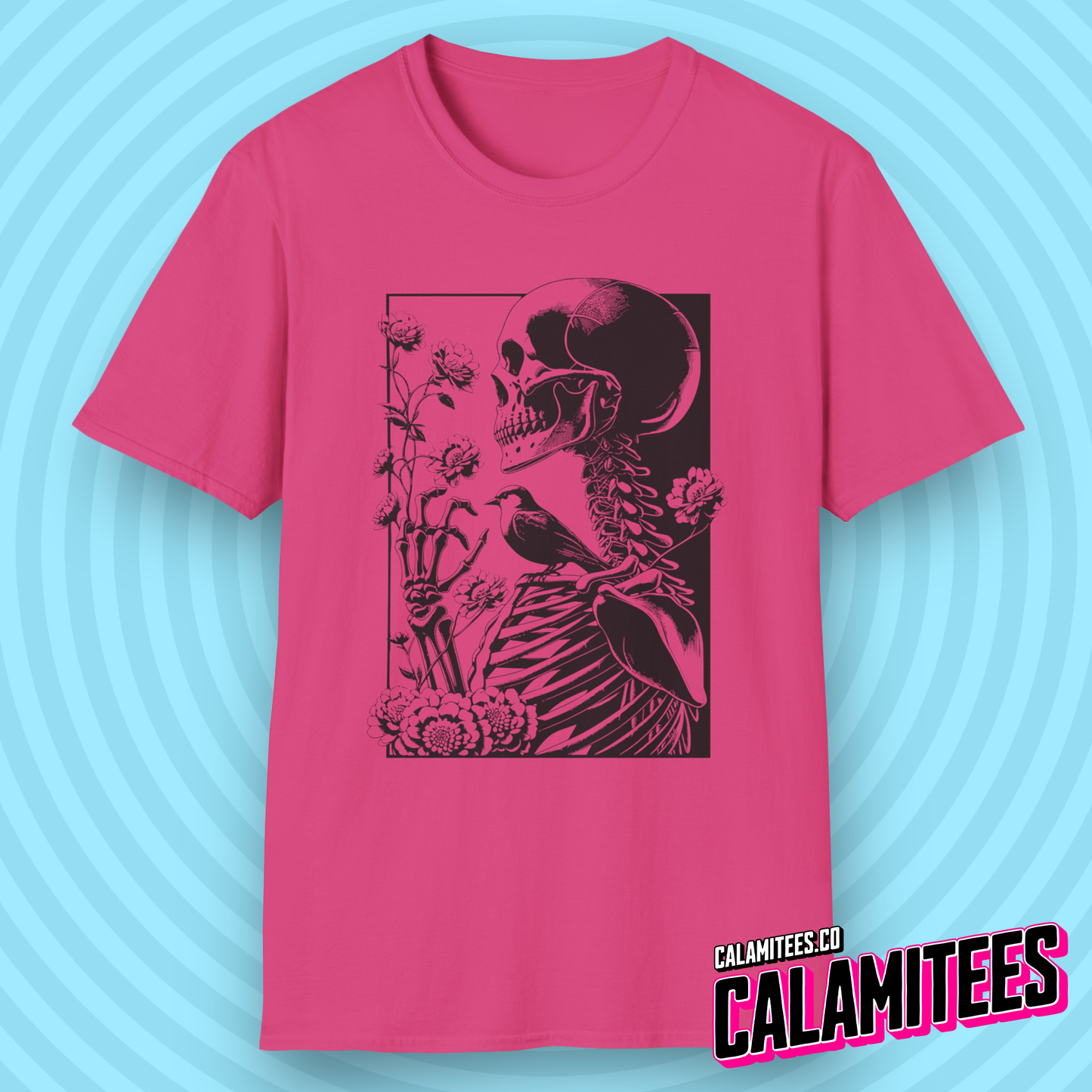 The Gardener - Skeleton Wildflower T-Shirt