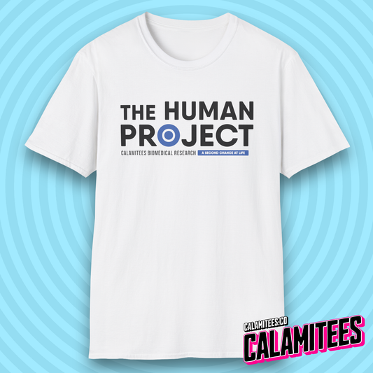 The Human Project Calamitees Biomedical Research Logo T-Shirt