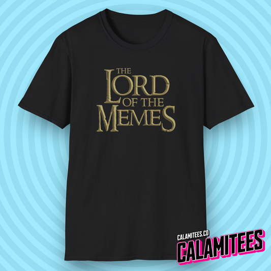 The Lord of the Memes - Parody Logo Memelord Funny T-Shirt