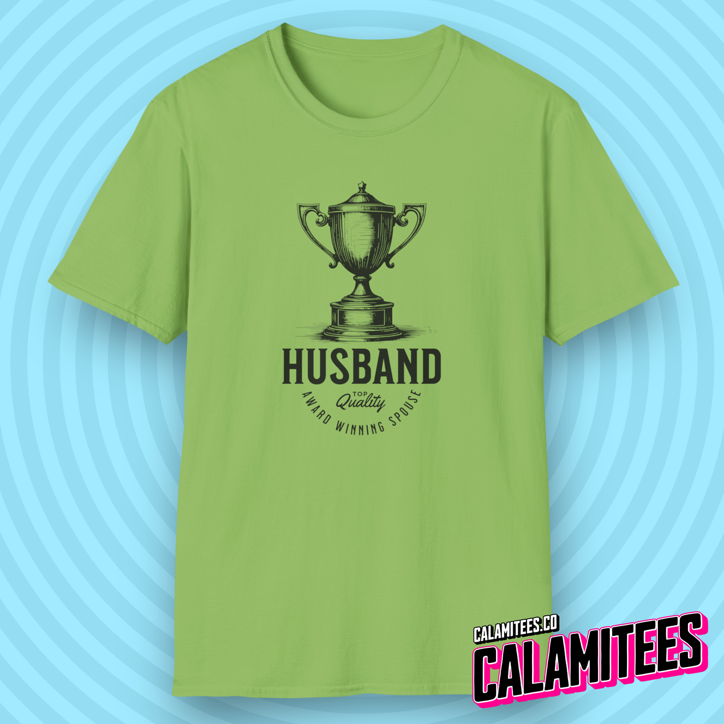 Trophy Husband - Vintage Style Funny Spouse T-Shirt