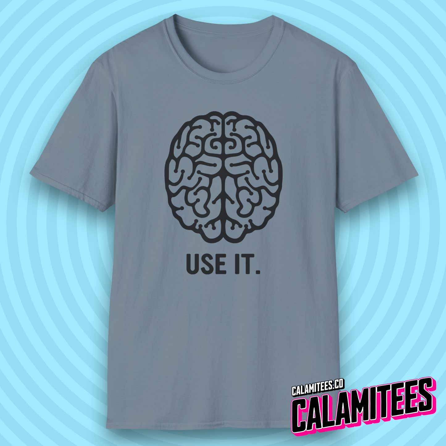 Use It Brain Illustration Funny Sarcastic Intelligence T-Shirt