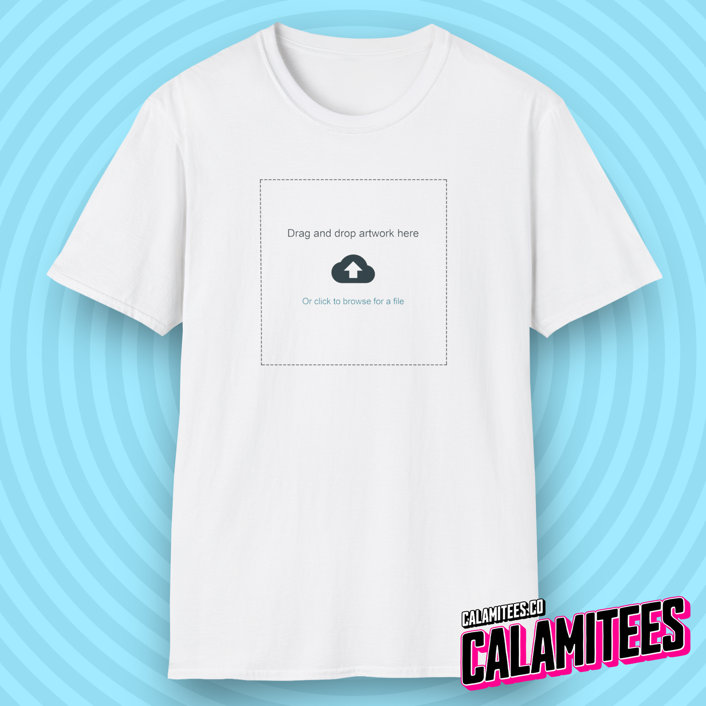 Print On Demand POD Artwork Prompt Joke Forgot To Upload Artwork Graphic Tee Funny Geek T-Shirt