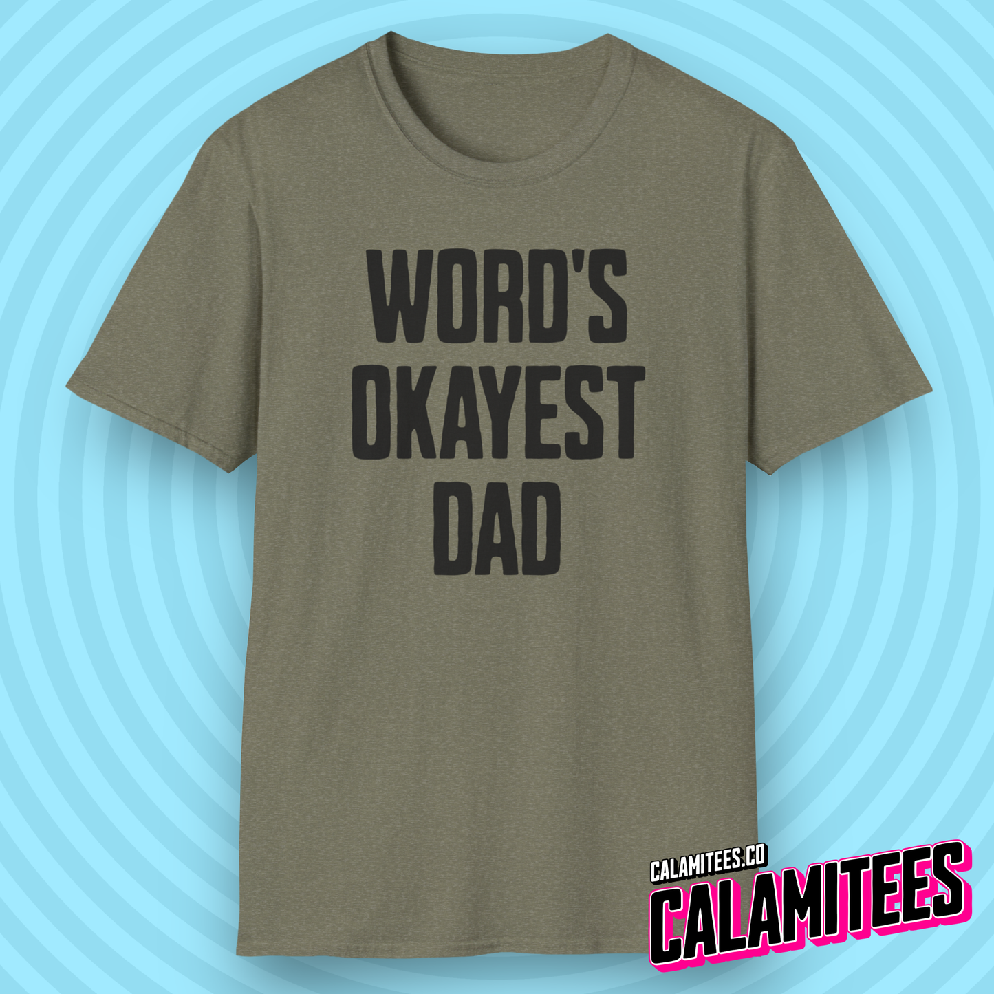 World's Okayest Dad Funny Father's Day T-Shirt