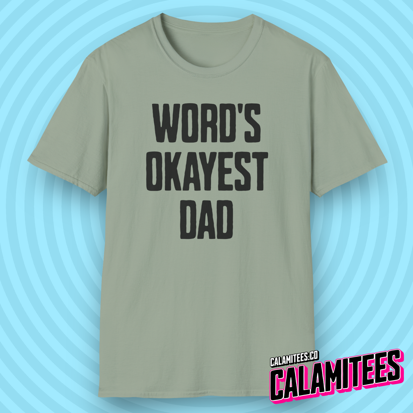World's Okayest Dad Funny Father's Day T-Shirt