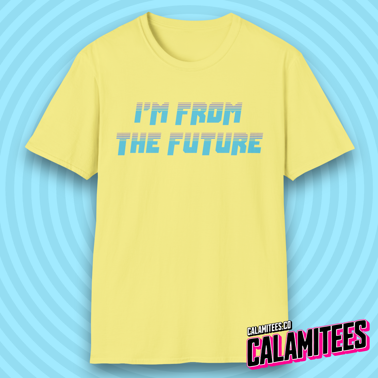I'm From the Future Retro Future 80s Style Sci-Fi Time Travel T-Shirt