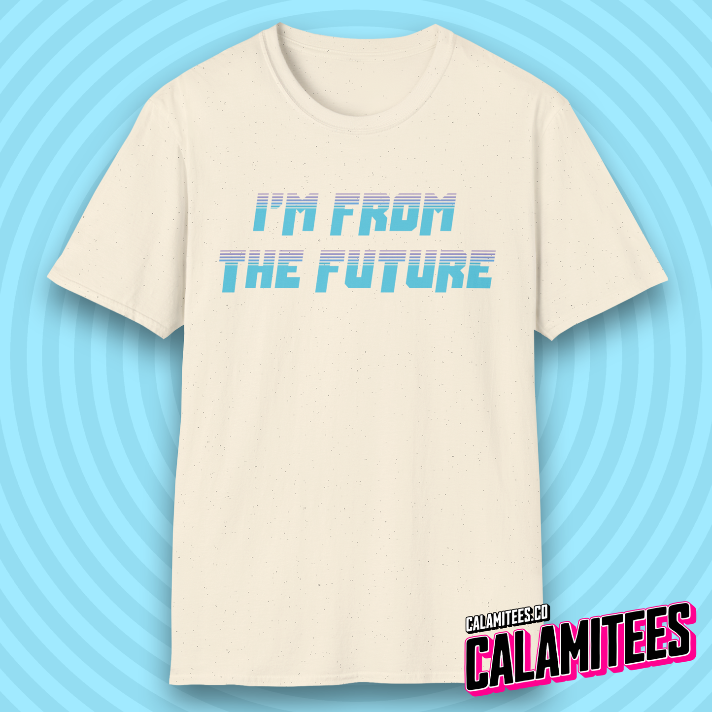 I'm From the Future Retro Future 80s Style Sci-Fi Time Travel T-Shirt