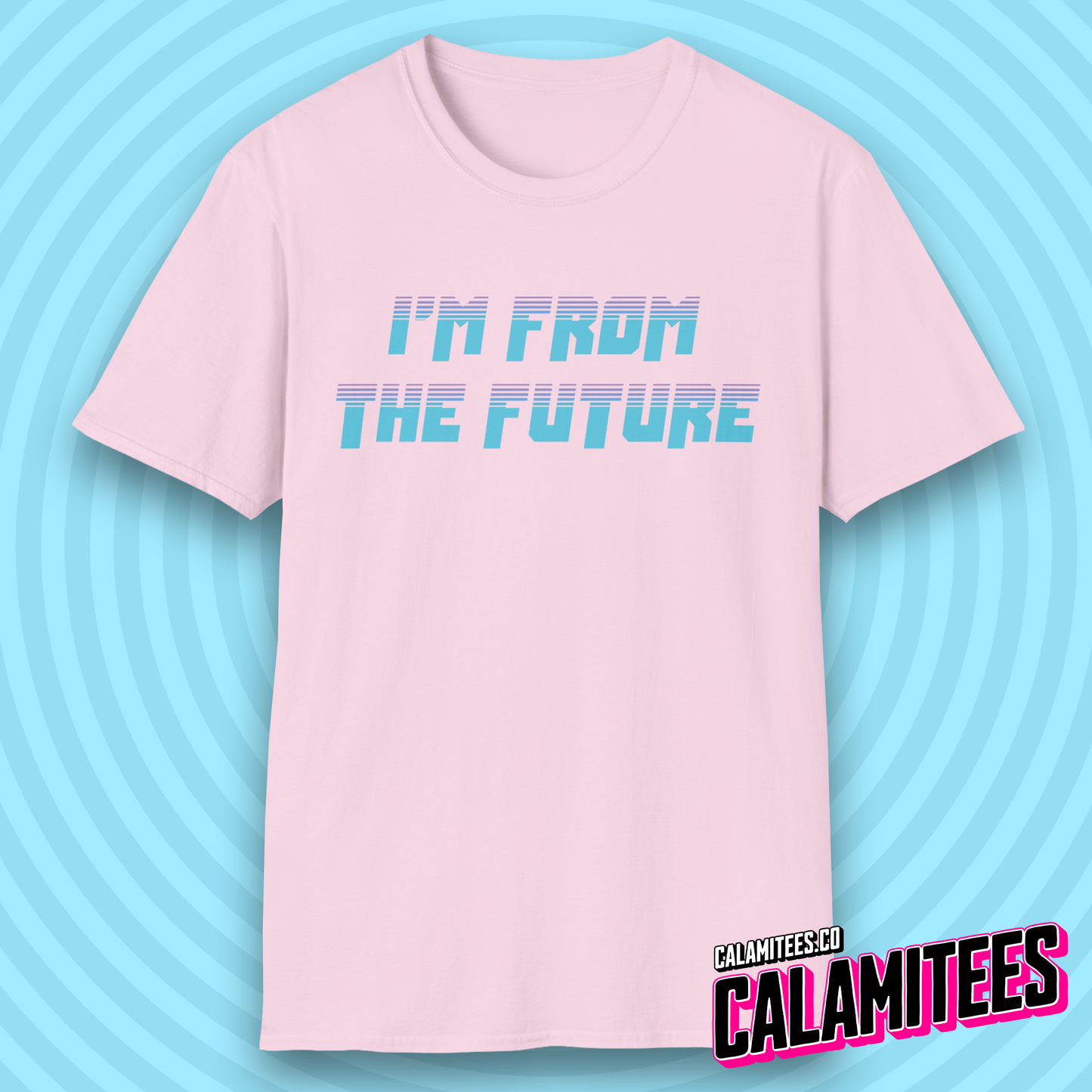 I'm From the Future Retro Future 80s Style Sci-Fi Time Travel T-Shirt