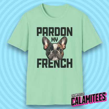 Pardon My French Frenchie Bulldog Dog Lover T-Shirt
