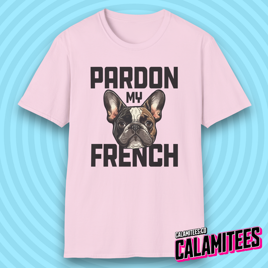 Pardon My French Frenchie Bulldog Dog Lover T-Shirt