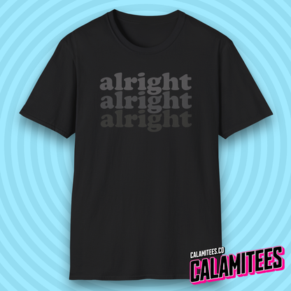 Alright Alright Alright Dazed and Confused Retro 70s Gradient T-Shirt