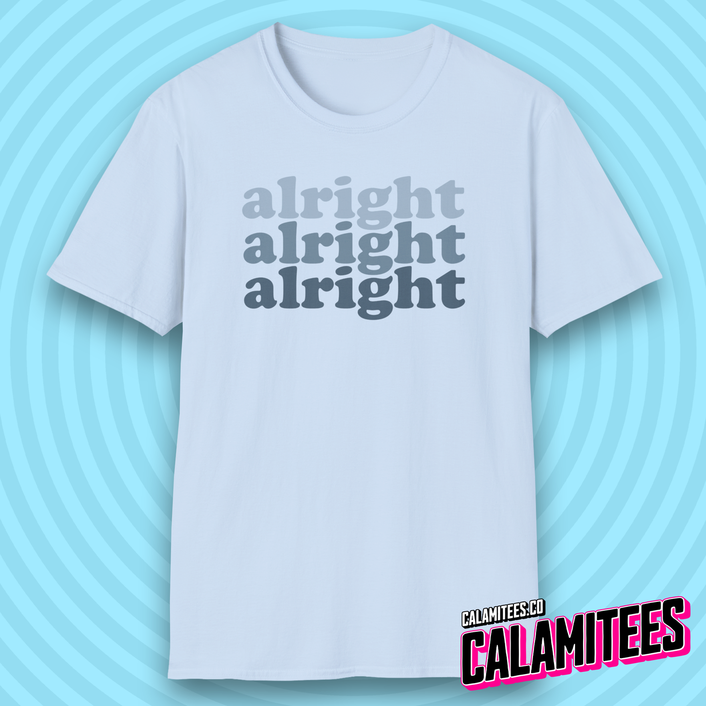 Alright Alright Alright Dazed and Confused Retro 70s Gradient T-Shirt