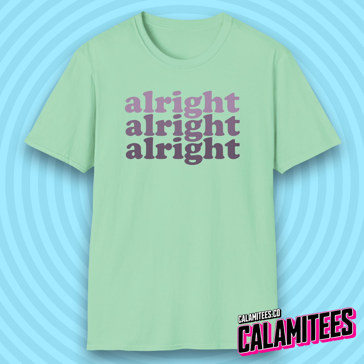 Alright Alright Alright Dazed and Confused Retro 70s Gradient T-Shirt