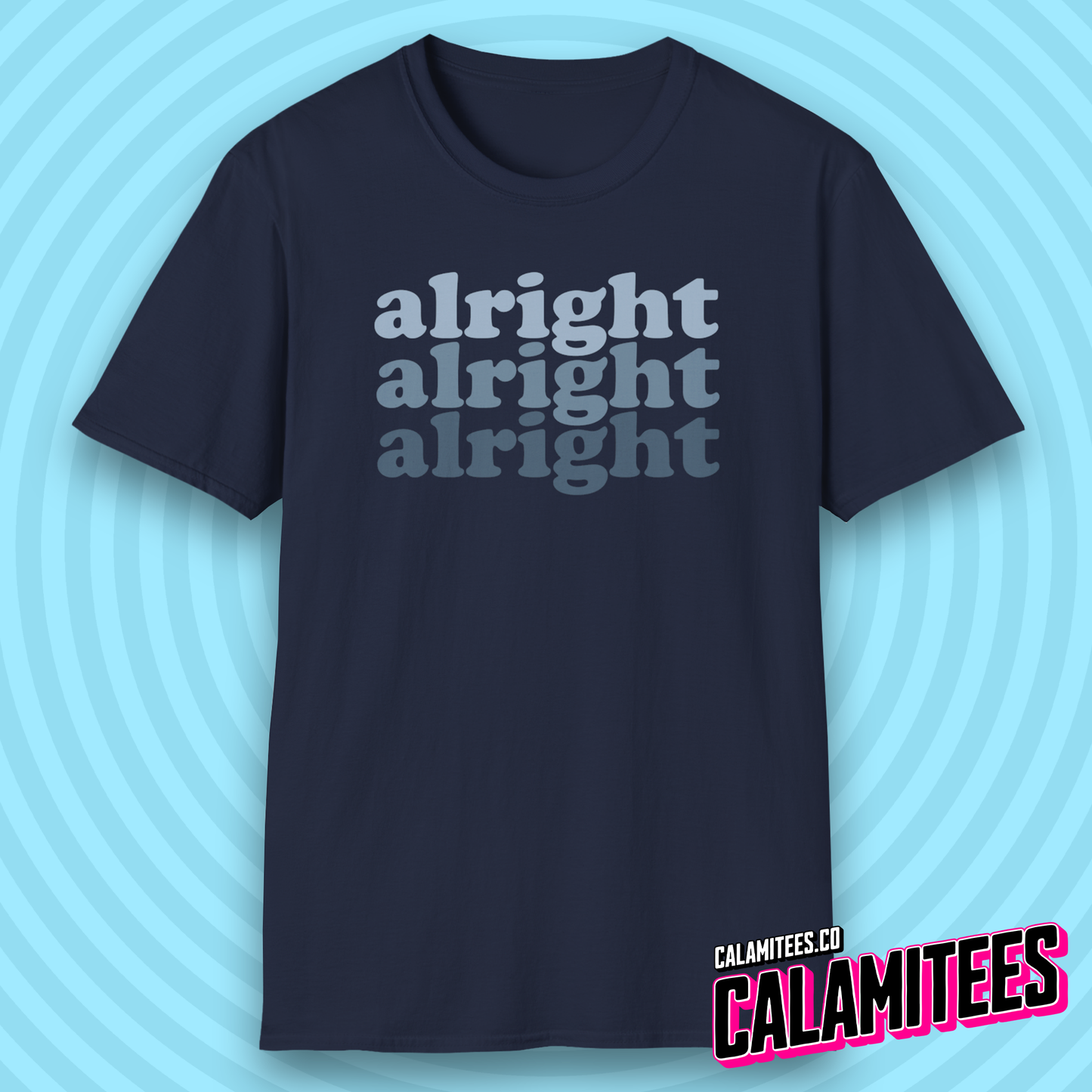 Alright Alright Alright Dazed and Confused Retro 70s Gradient T-Shirt