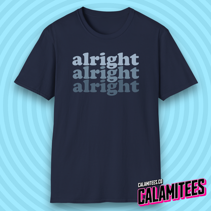 Alright Alright Alright Dazed and Confused Retro 70s Gradient T-Shirt
