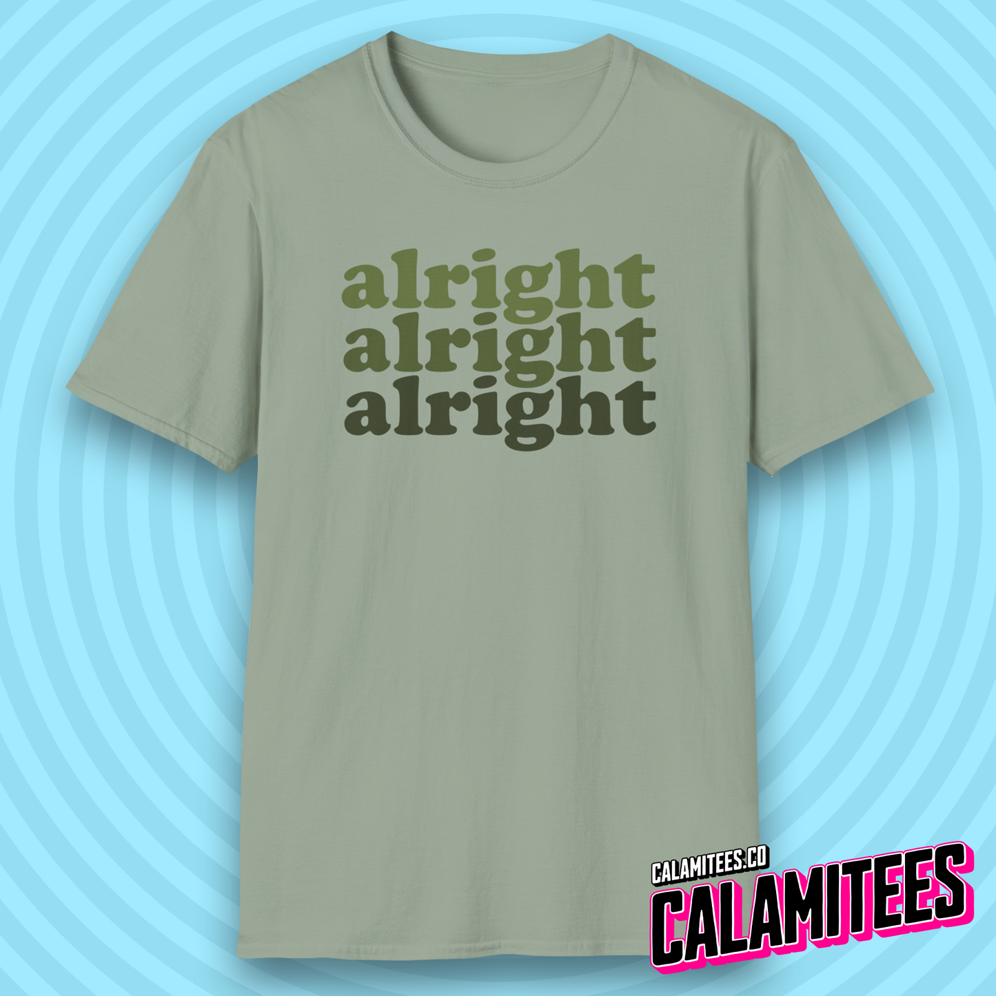 Alright Alright Alright Dazed and Confused Retro 70s Gradient T-Shirt
