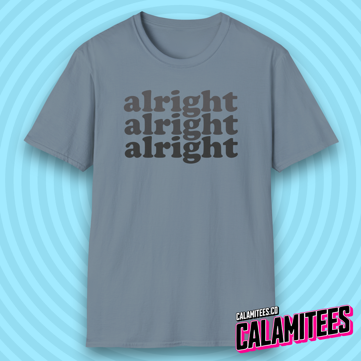 Alright Alright Alright Dazed and Confused Retro 70s Gradient T-Shirt