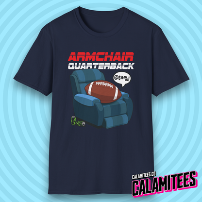 Armchair Quarterback Funny American Football Lover T-Shirt