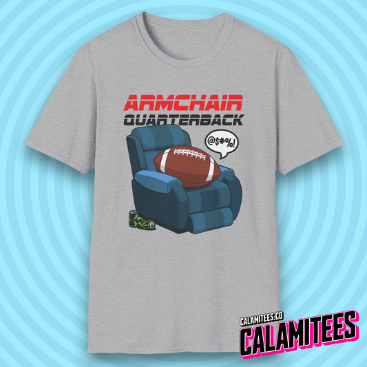 Armchair Quarterback Funny American Football Lover T-Shirt