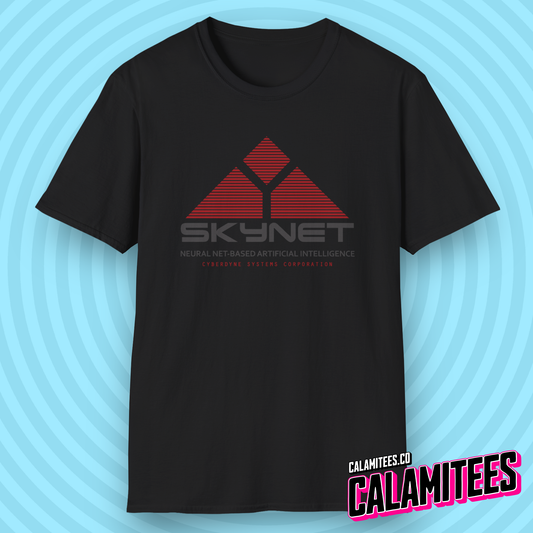 Skynet Logo Cyberdyne Systems Corporation Logo Graphic Tee Nostalgia Terminator Throwback Geek T-Shirt