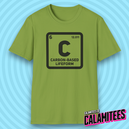 Carbon Based Lifeform Periodic Table Element Science Geek T-Shirt