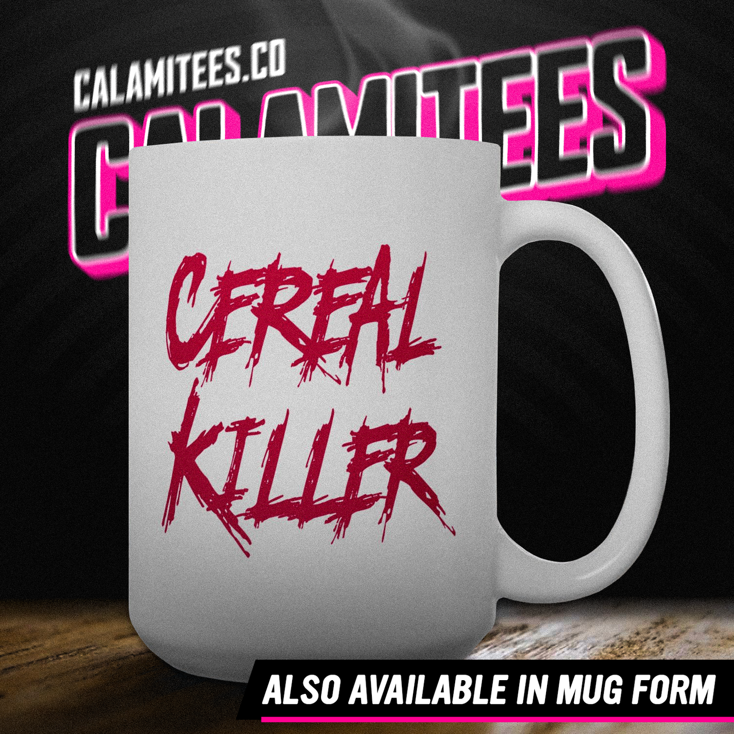 Cereal Killer Horror Style Funny T-Shirt