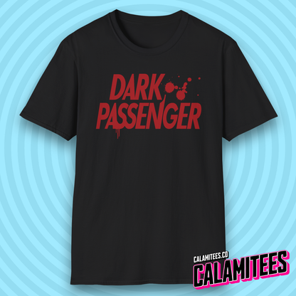 Dark Passenger Dexter Style Blood Splatter Fan T-Shirt
