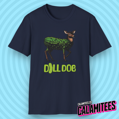 Dill Doe - Pickle Deer Funny Graphic T-Shirt