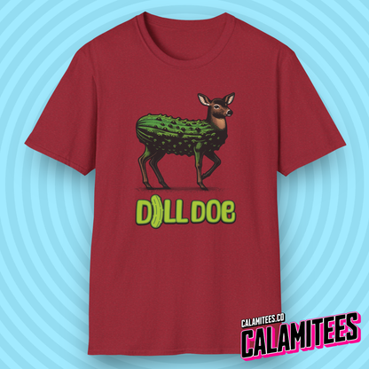 Dill Doe - Pickle Deer Funny Graphic T-Shirt