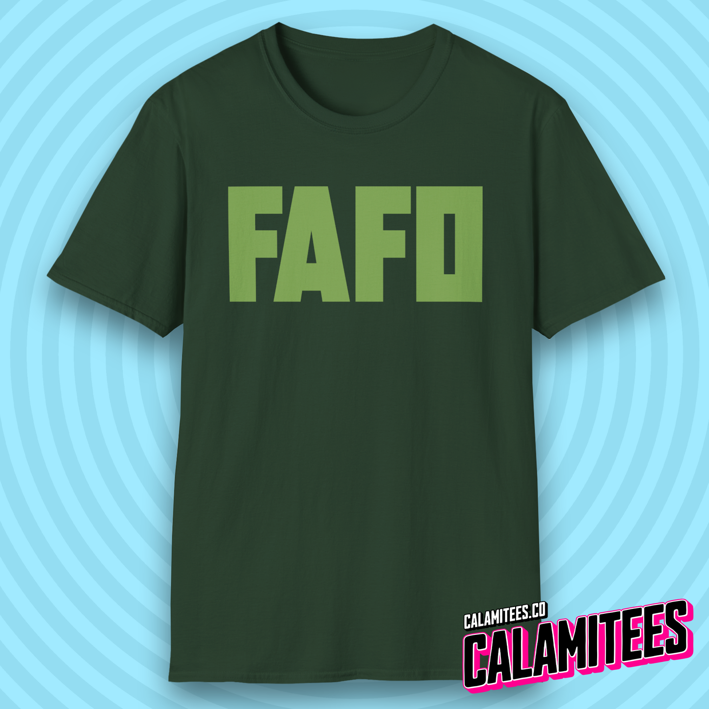FAFO Fuck Around Find Out Bold Type Minimal Style T-Shirt