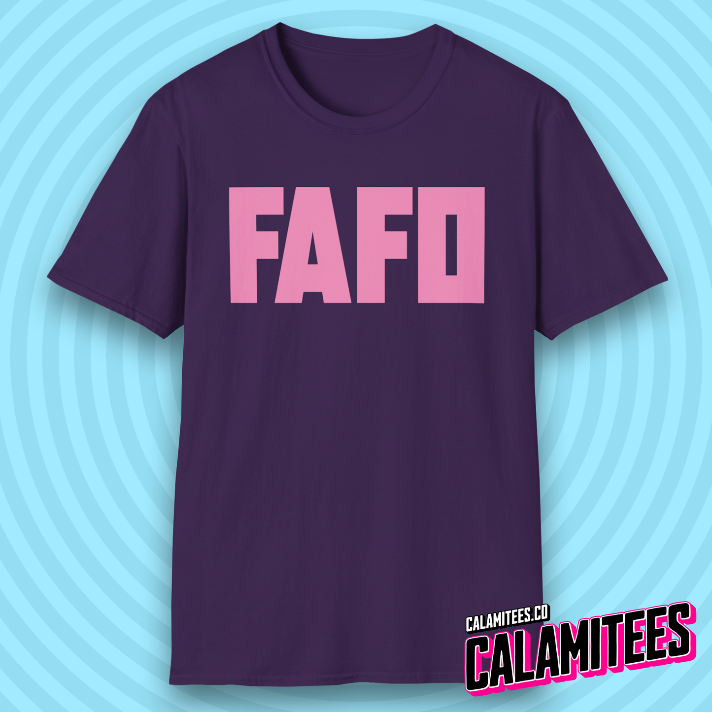 FAFO Fuck Around Find Out Bold Type Minimal Style T-Shirt