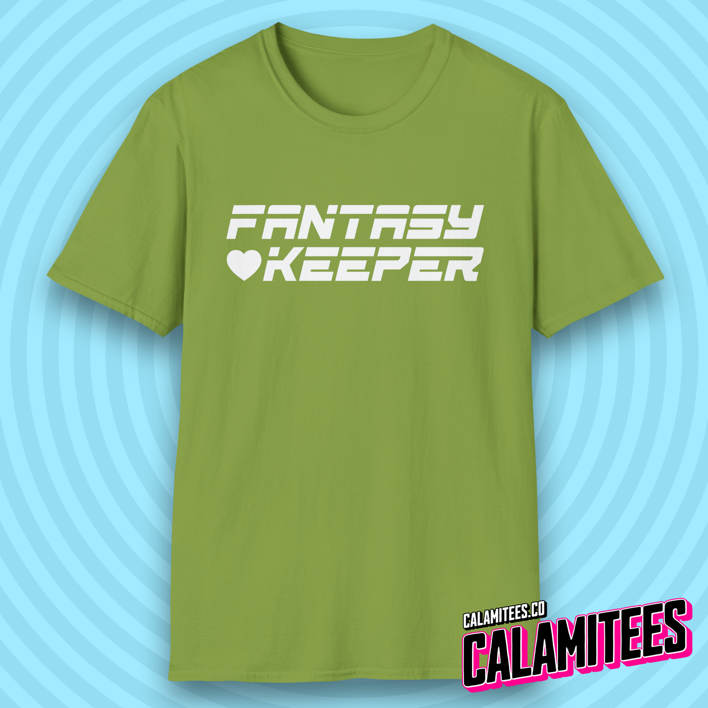 Fantasy Keeper Fantasy Football Keeper Sports Parody Logo T-Shirt