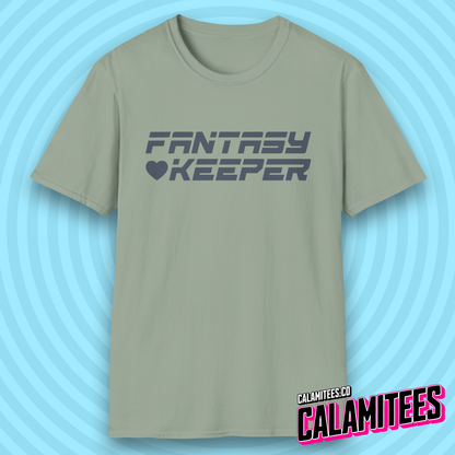 Fantasy Keeper Fantasy Football Keeper Sports Parody Logo T-Shirt