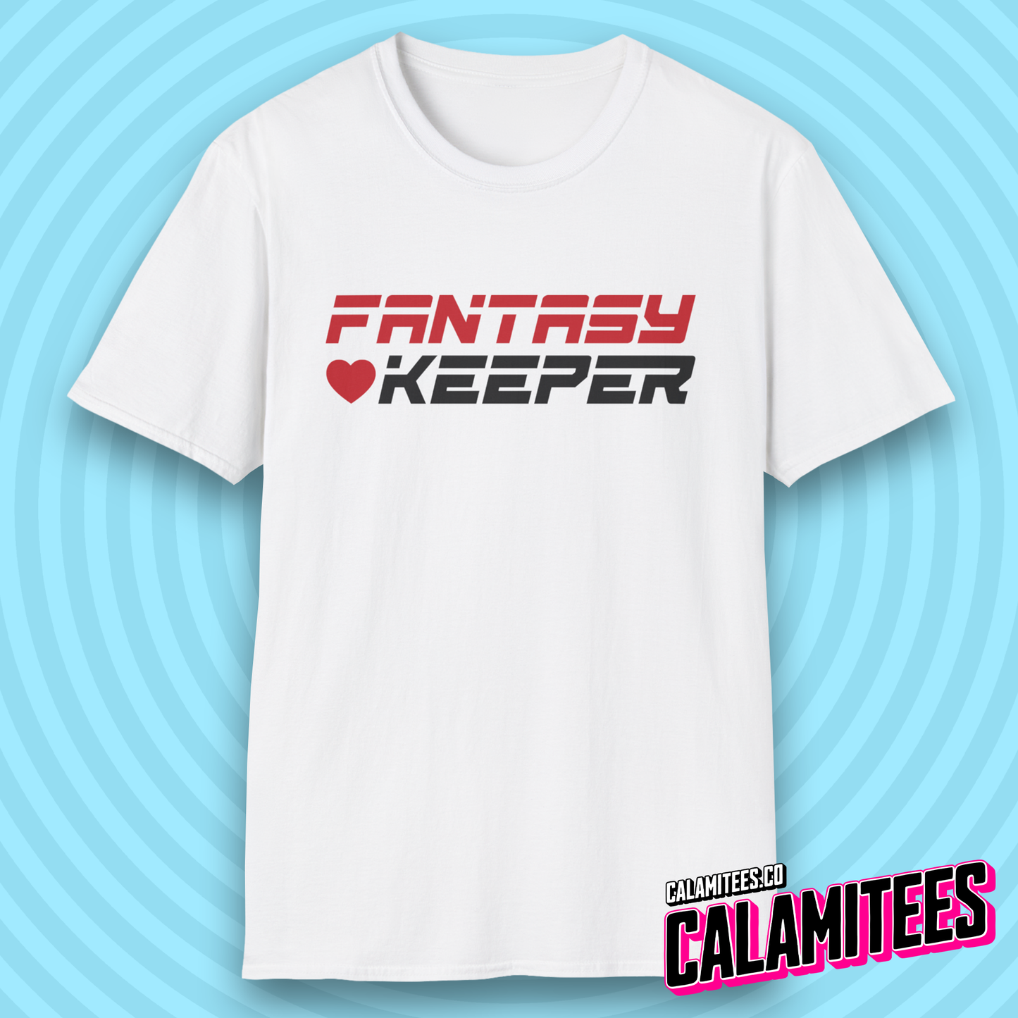Fantasy Keeper Fantasy Football Keeper Sports Parody Logo T-Shirt