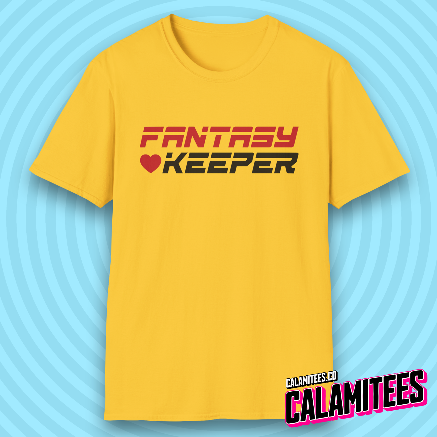 Fantasy Keeper Fantasy Football Keeper Sports Parody Logo T-Shirt