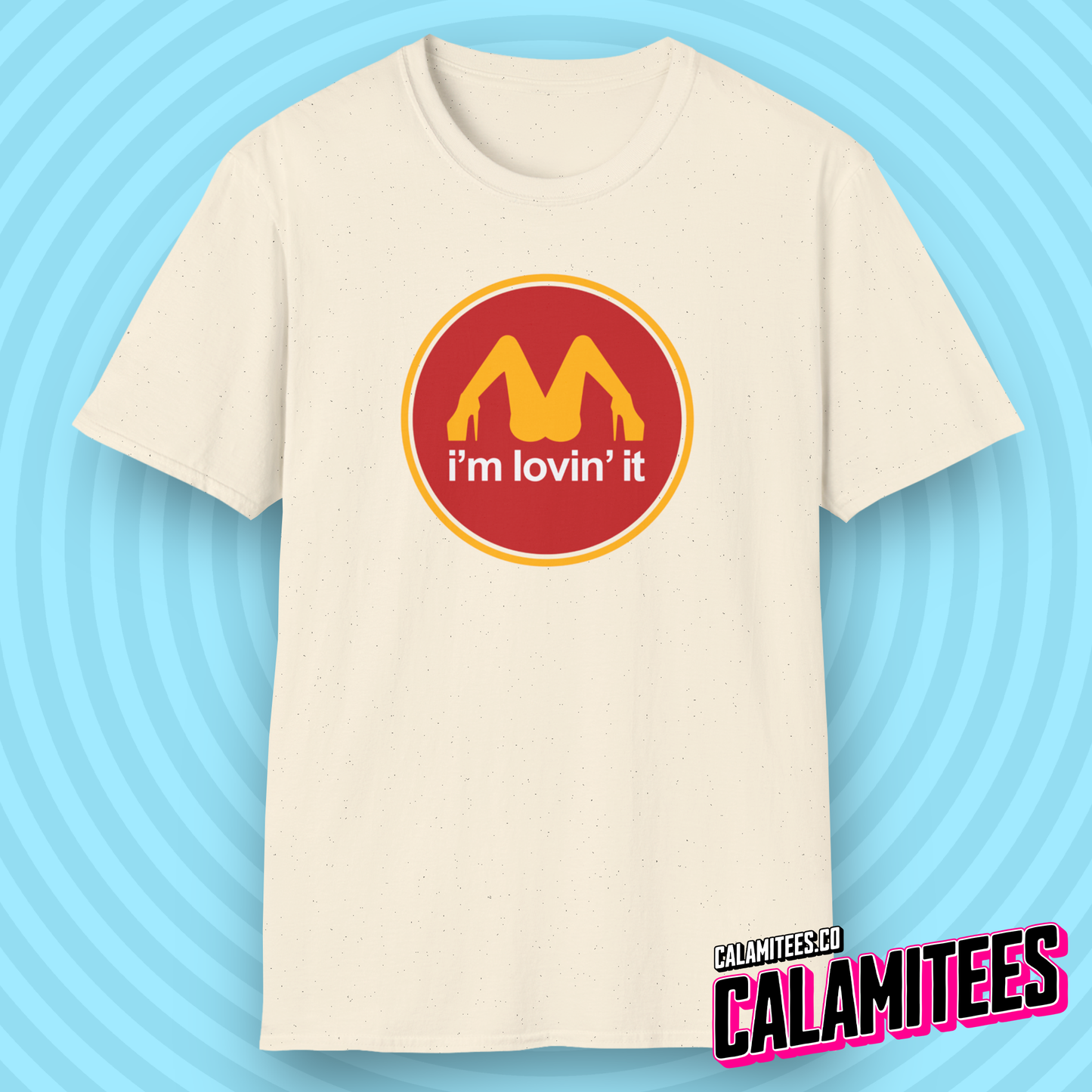 I'm Lovin' It McDonald's Stripper Logo Joke T-Shirt T-Shirt