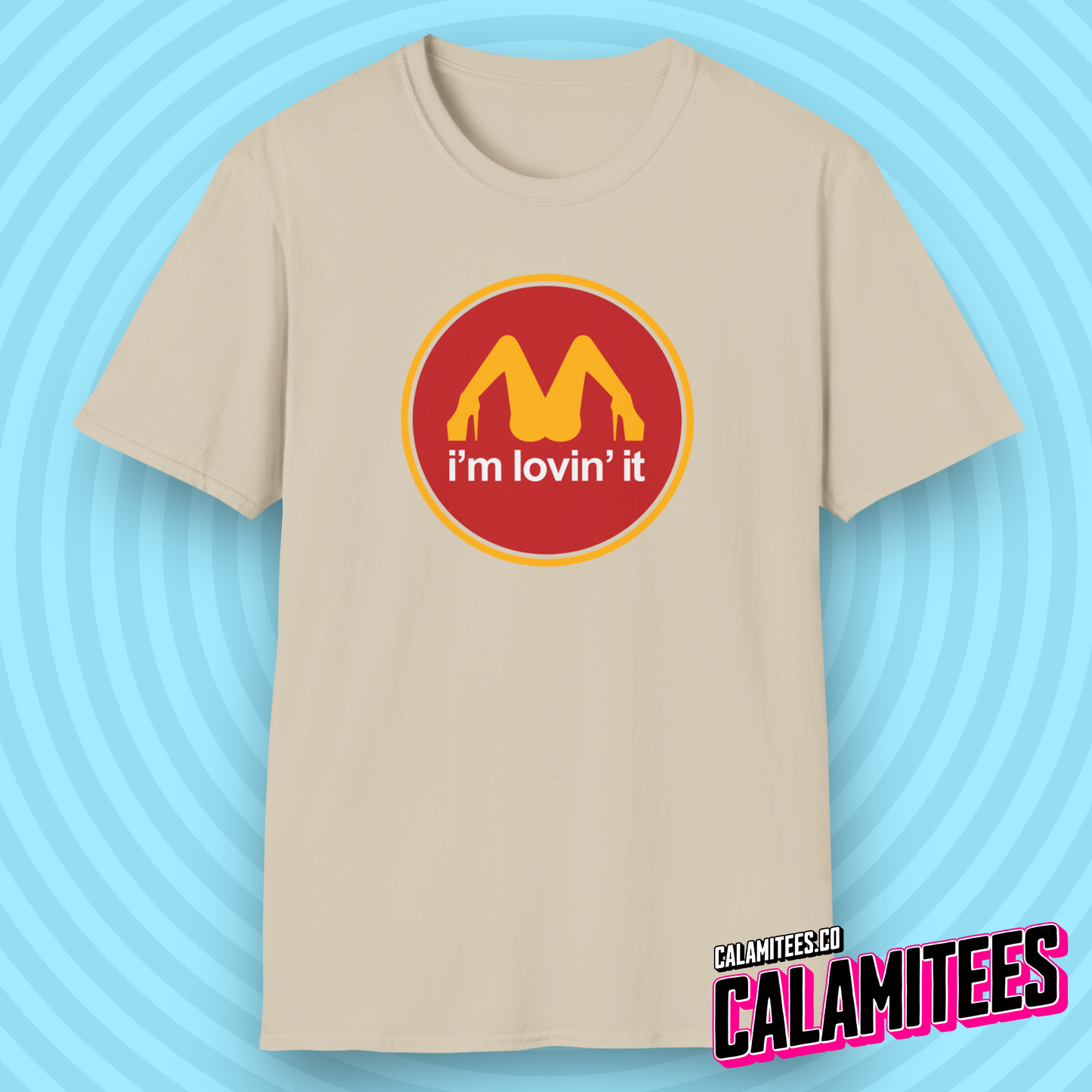 I'm Lovin' It McDonald's Stripper Logo Joke T-Shirt T-Shirt