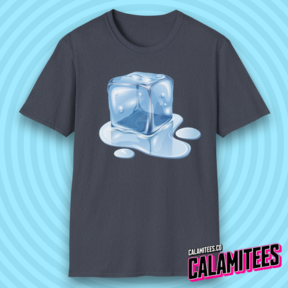 Melting ICE Cube Graphic T-Shirt