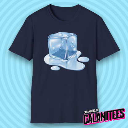 Melting ICE Cube Graphic T-Shirt