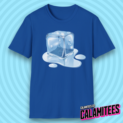 Melting ICE Cube Graphic T-Shirt
