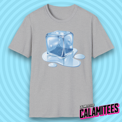 Melting ICE Cube Graphic T-Shirt