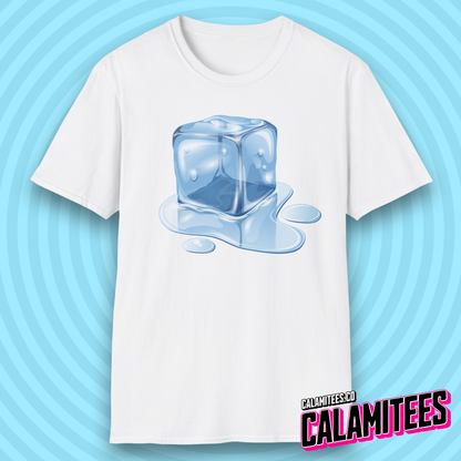 Melting ICE Cube Graphic T-Shirt
