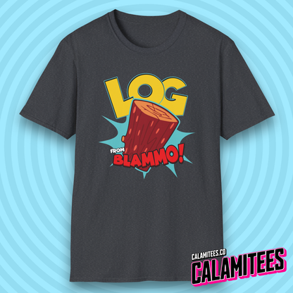 Log from Blammo! 90s Cartoon Style Nostalgia T-Shirt
