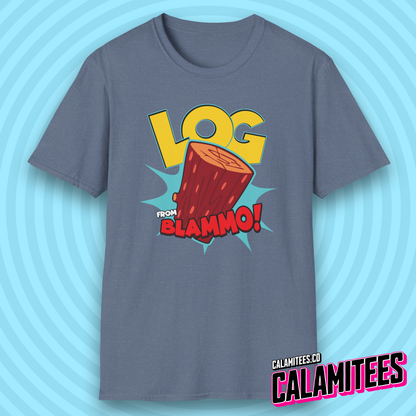 Log from Blammo! 90s Cartoon Style Nostalgia T-Shirt