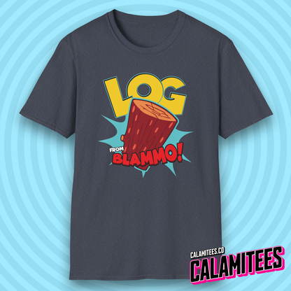 Log from Blammo! 90s Cartoon Style Nostalgia T-Shirt