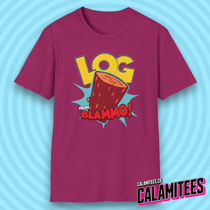 Log from Blammo! 90s Cartoon Style Nostalgia T-Shirt