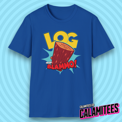 Log from Blammo! 90s Cartoon Style Nostalgia T-Shirt