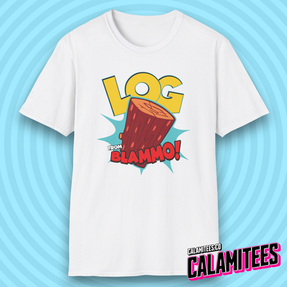 Log from Blammo! 90s Cartoon Style Nostalgia T-Shirt