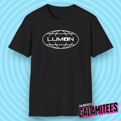 Lumon Industries Logo Graphic Tee from Severance Retro Style Lumon Logo T-Shirt CALAMITEES.co