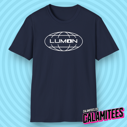 Lumon Industries Logo Graphic Tee from Severance Retro Style Lumon Logo T-Shirt CALAMITEES.co